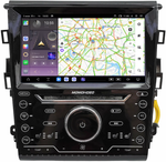 Магнитола для Ford Mondeo 5 2015-2018 - Kuberg QLed, Android 13, TS20, CarPlay, SIM-слот
