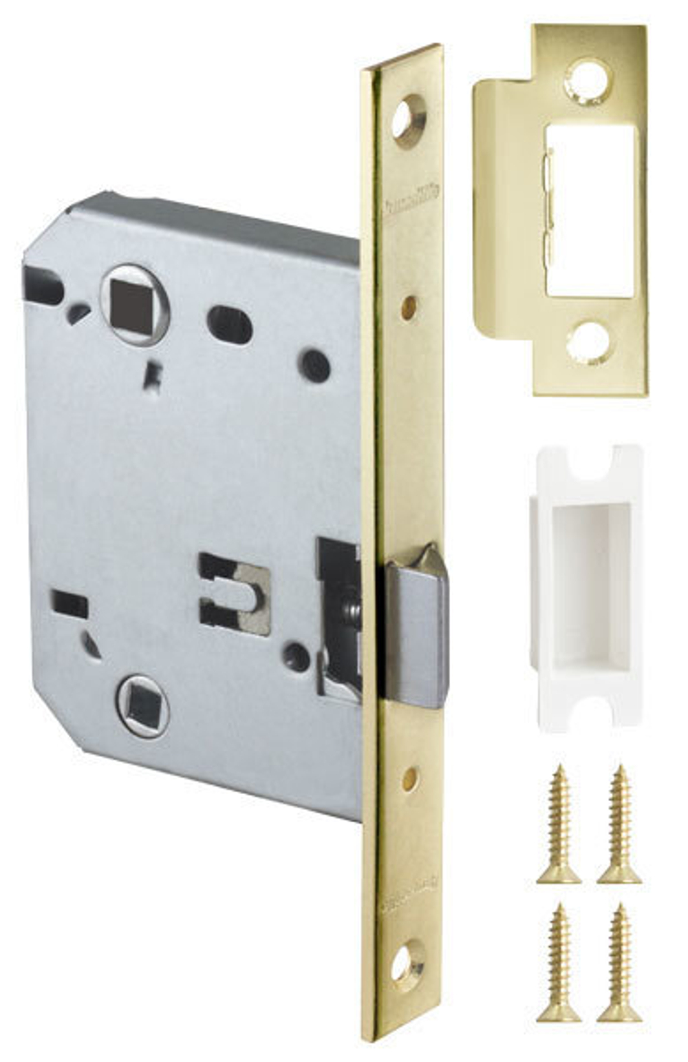 [ТОВАРА НЕТ В НАЛИЧИИ] Защелка врезная Армадилло LH 720-50 BOX GP, цвет золото (гарантия - 5 лет)