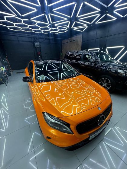 Carbins Color PPF Racing Orange CP 04 оранжевая цветная полиуретановая защитная антигравийная пленка