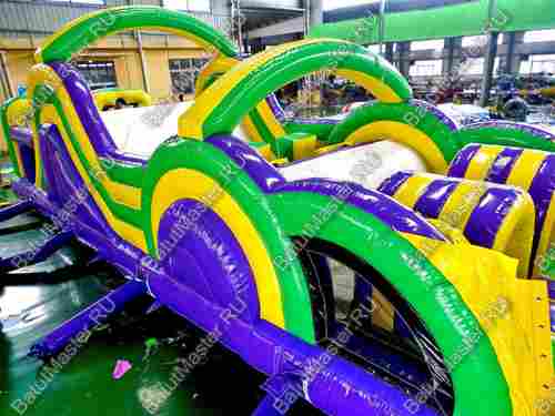 Надувной батут "Длинная полоса препятствий" 29*4*5 м