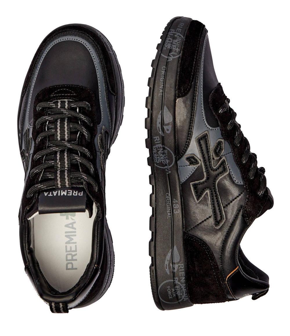 Кожаные кроссовки nous 6765 Premiata - черный(NOUS)