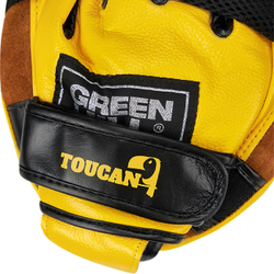FMT-5267 Боксерские лапы TOUCAN черно-желтые