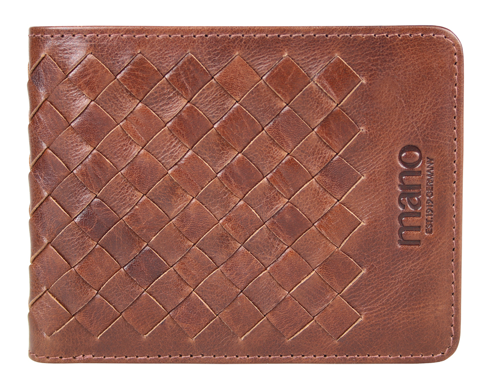 Бумажник коньячного цвета из натуральной кожи "Don Luca" MANO 1919 M191945202