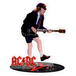 Подарочный набор AC/DC (кружка, фигурка, значки)