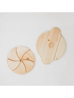 Деревянная менажница с ручками из кедра