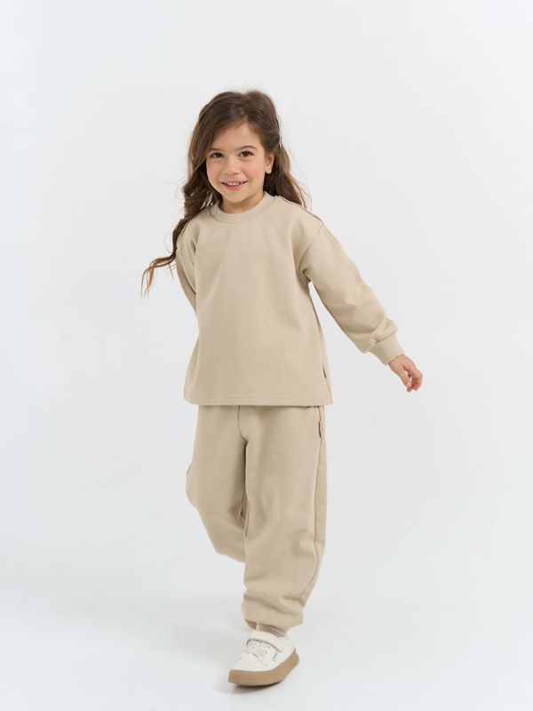 Свитшот с наружными швами из 100% хлопка 