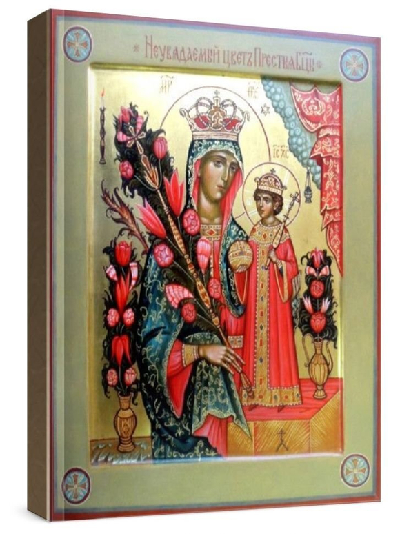 Неувядаемый Цвет (рукописная икона)