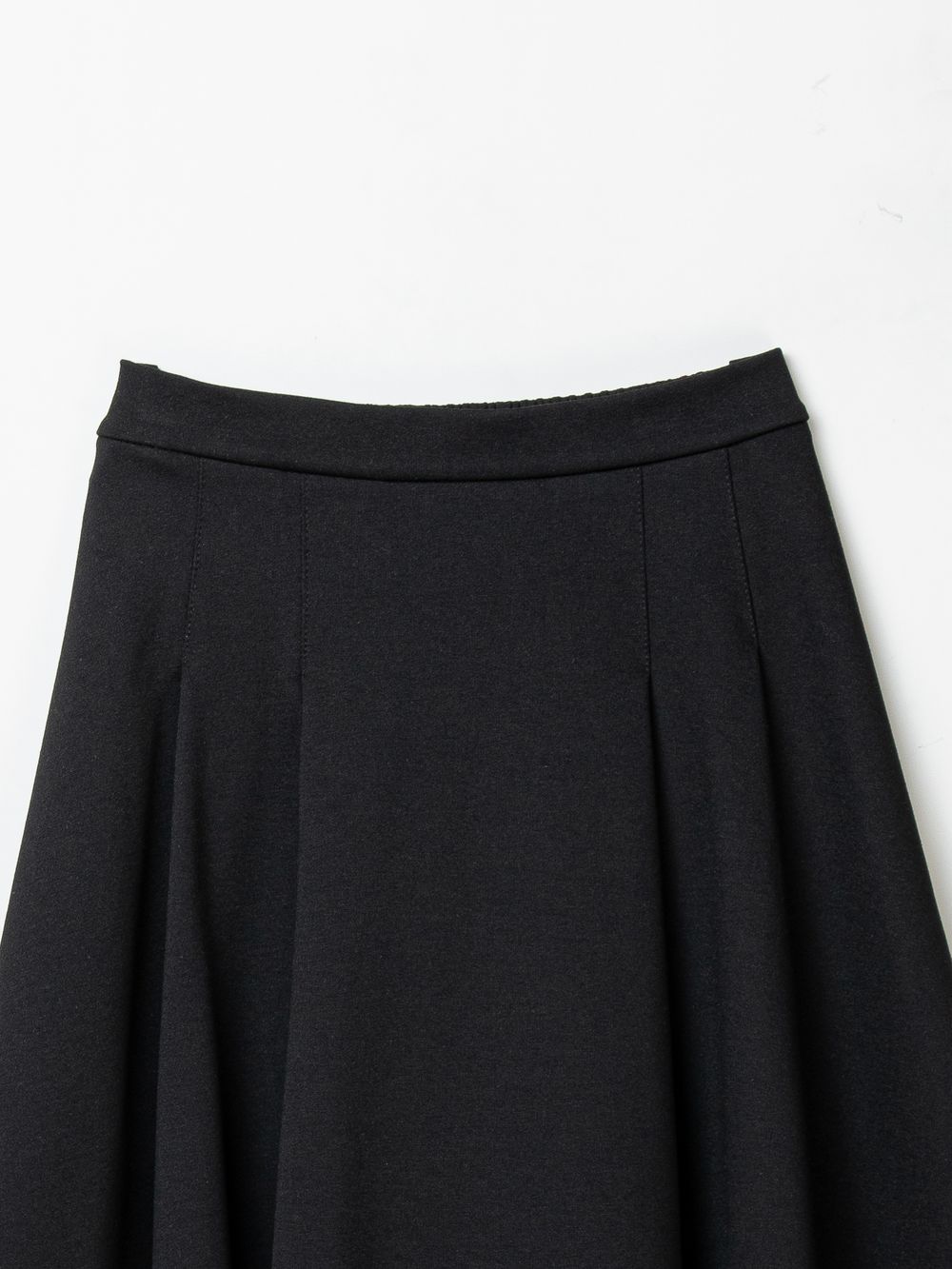 Юбка со складками "Черная" 7+
