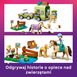 Конструктор LEGO Friends 42695 Прицеп с лошадью и жеребёнком — фото 10