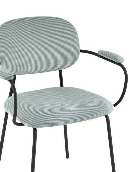 Стул Brant серо-голубой вельвет