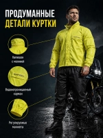 Комбинезон ACERBIS дожд раздель LOGO чёр/жёлт 2XL