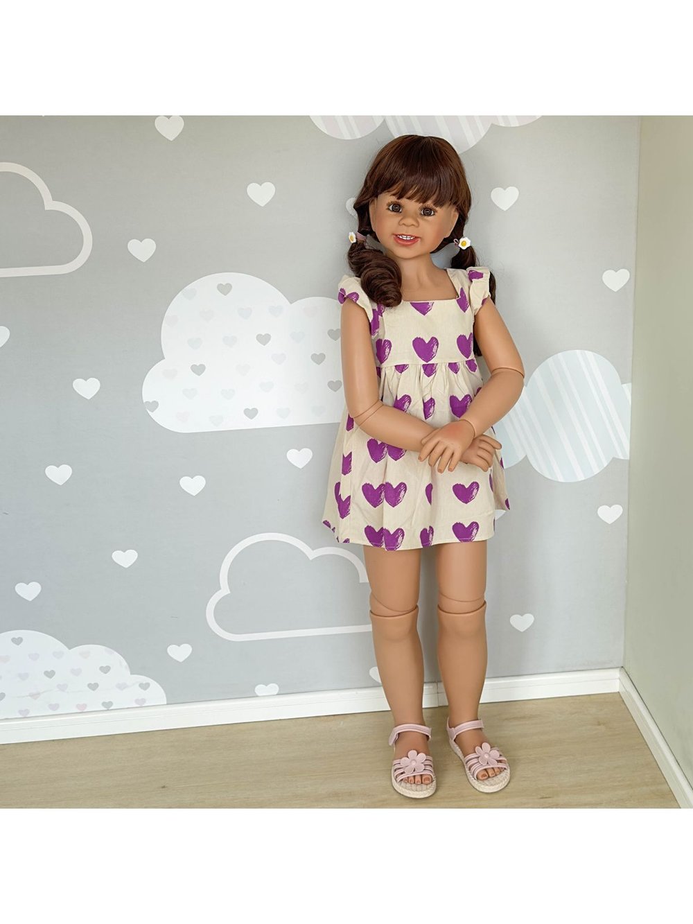 Кукла Реборн ростовая 120см в пакете (FA-438)