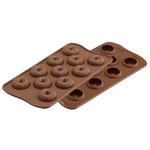 Форма силиконовая для приготовления конфет choco crown, 11х24 см