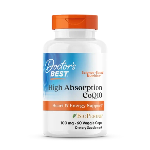 High Absorption CoQ10 with BioPerine 100 мг, 60 капсул Doctors Best