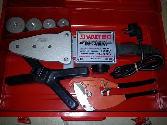 Комплект сварочного оборудования Valtec ER-04 20–40 мм 1200 Вт (серия VTp.799.E)