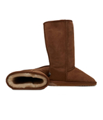 Кожаные угги platinum stinger slim hi EMU Australia - коричневый(WP20004)