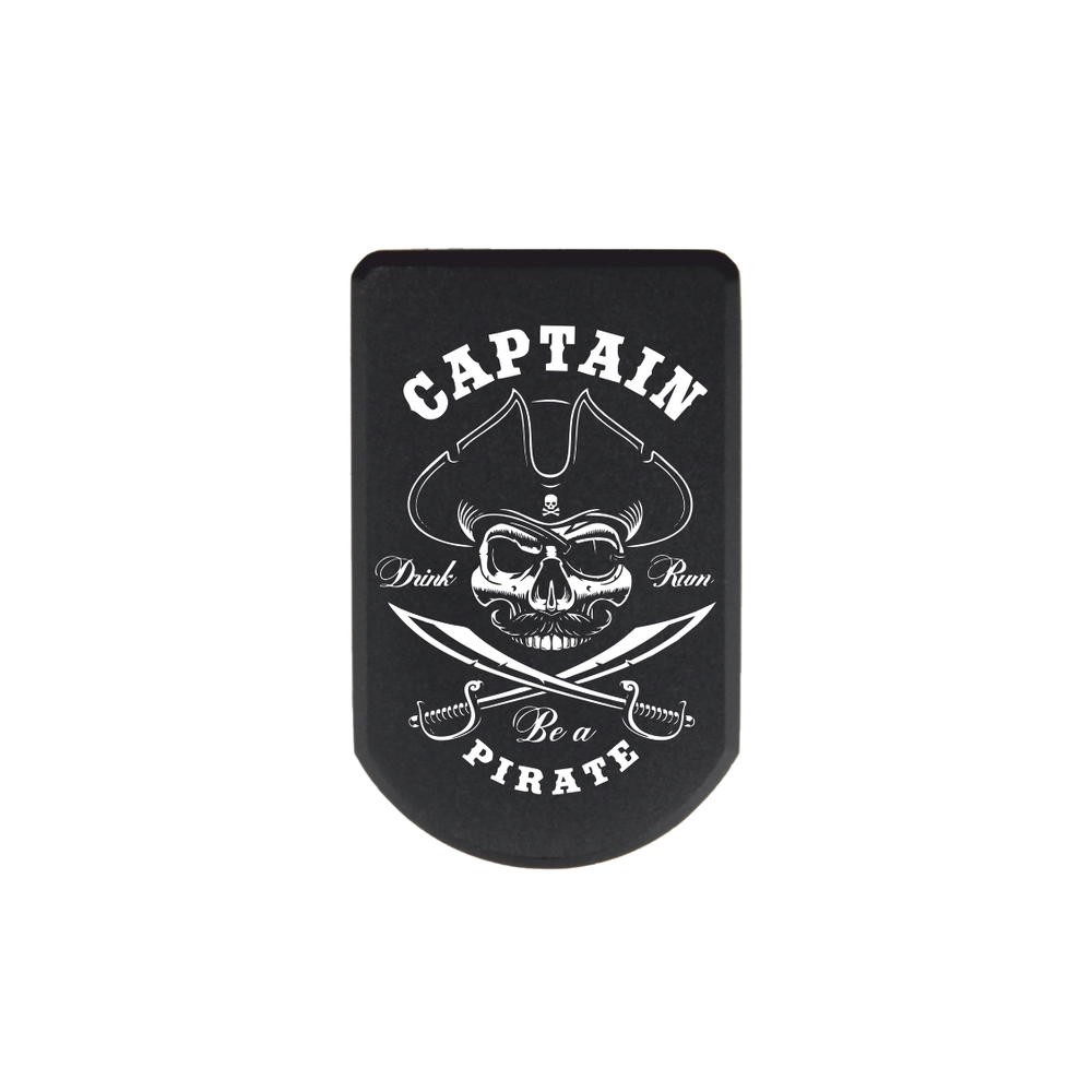 Пятка +3 патрона для магазинов Grand Power, ПЛК, CZ, Tanfoglio с гравировкой Пираты