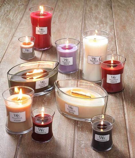 Древесный дым, ароматическая свеча эллипс, WoodWick