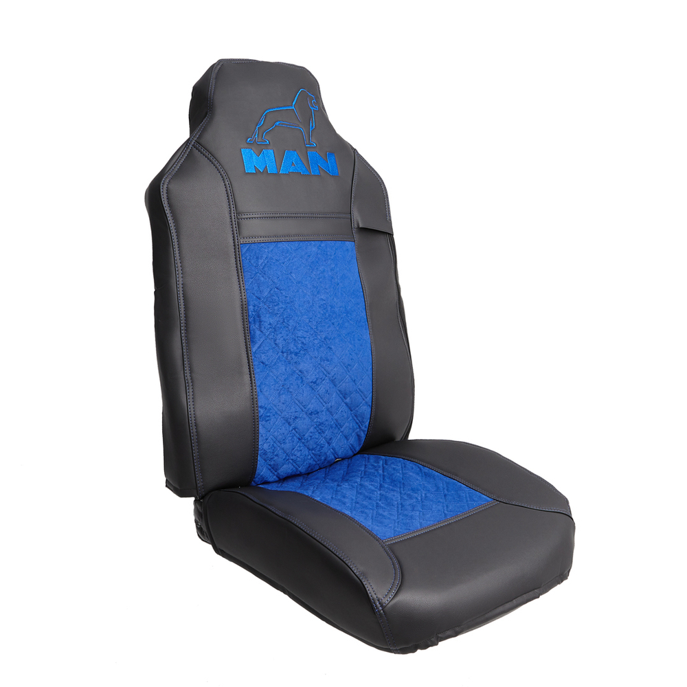 Чехлы MAN TGA (экокожа, синий)