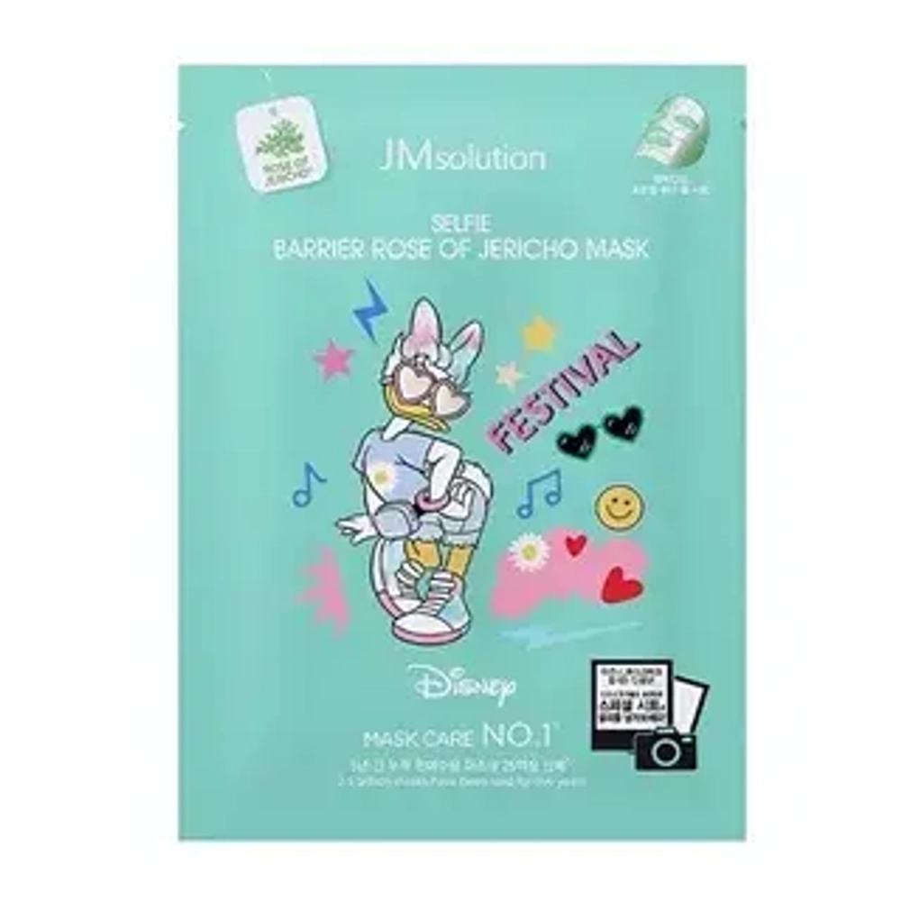 Тканевая маска с экстрактом розы JMSolution Disney Collection Selfie Barrier Rose of Jerico