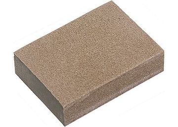 Губка для шлифования, 100 х 70 х 25 мм, средняя жестк., 3 шт., P 60/80, P 60/100, P 80/120 Matrix 75710