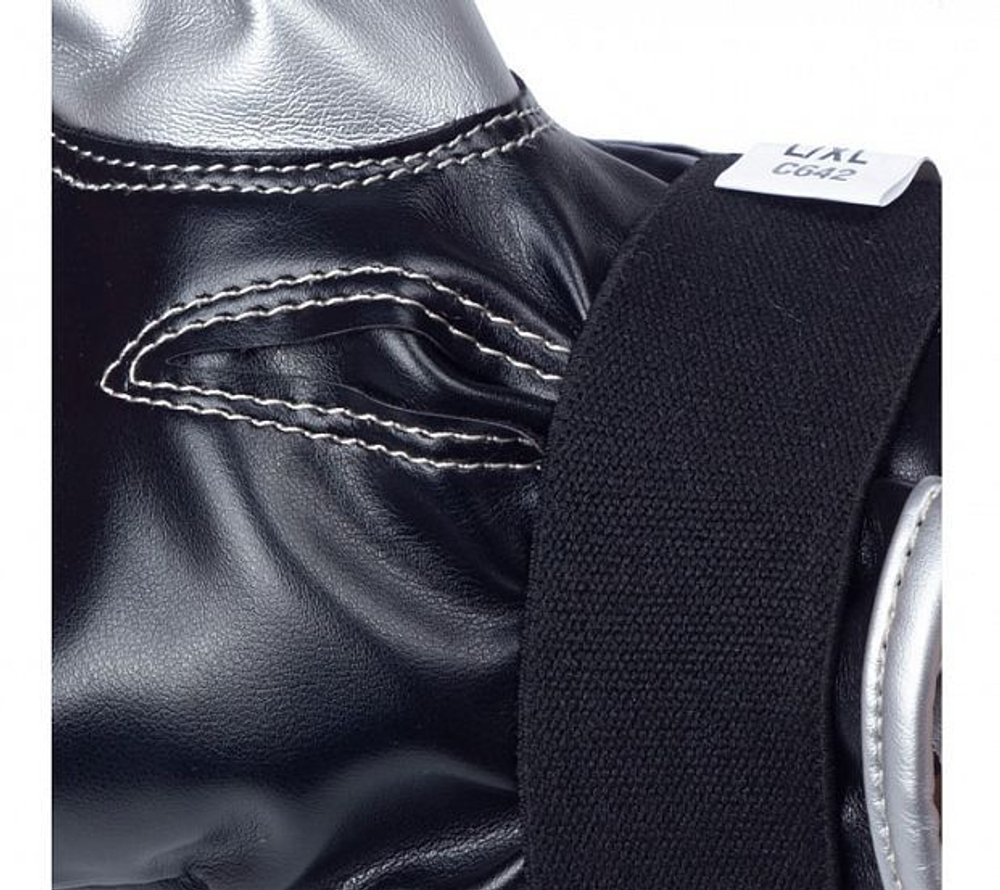 Перчатки снарядные (Шингарты) Clinch Bag Gloves Cut Finger черно-серебристые C642