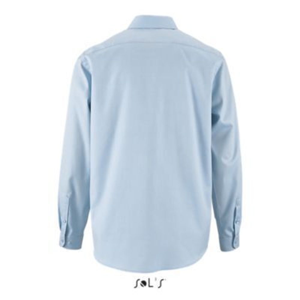 Мужская рубашка Brody Men, материалы: 82% хлопок, 18% полиэстер, размер XL, цвет голубой
