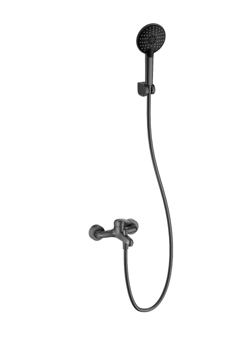 Смеситель для ванны с душем WONZON & WOGHAND, Темный графит (WW-4530-BGG)