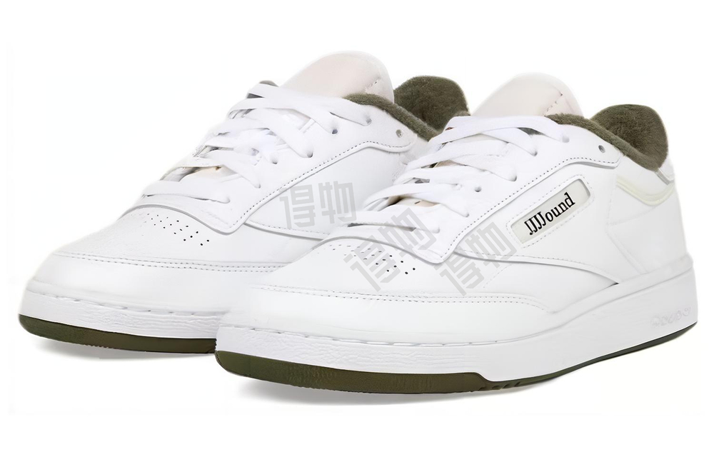 Кроссовки Reebok Club C Jjjjound White Olive