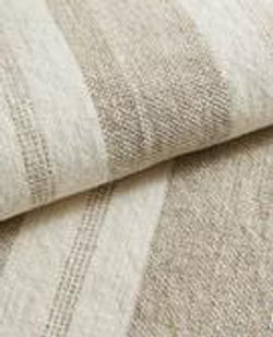 ZARA HOME ПЛОТНЫЕ ЛЬНЯНЫЕ САЛФЕТКИ В ПОЛОСКУ (НАБОР ИЗ 2 ШТ.), ЭКРЮ