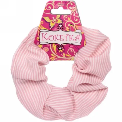 Резинка для волос «Collection School», принт полоска, микс 6 цветов, d-10см