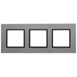 14-5203-42 ЭРА Рамка на 3 поста, металл, Эра Elegance, титан+антр