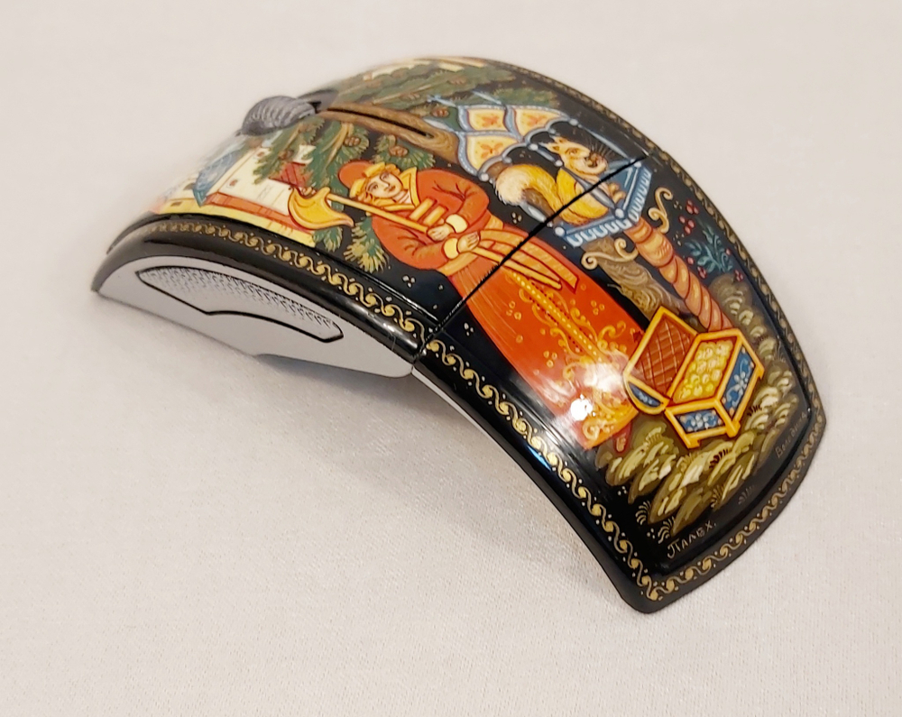 Мышь беспроводная, складная "Сказка о царе Салтане" N4