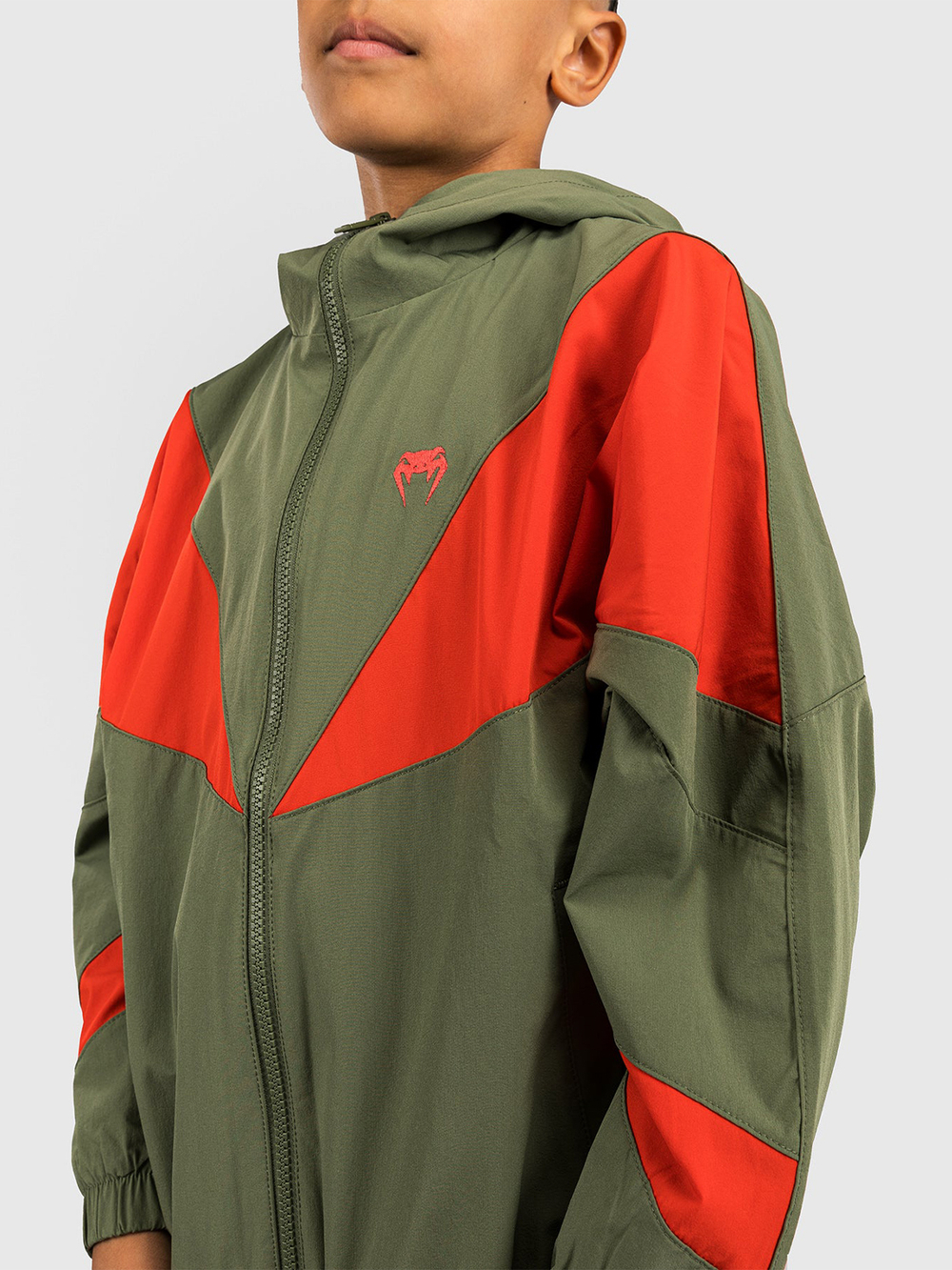 Ветровка детская Venum Vectra Army Green/Orange