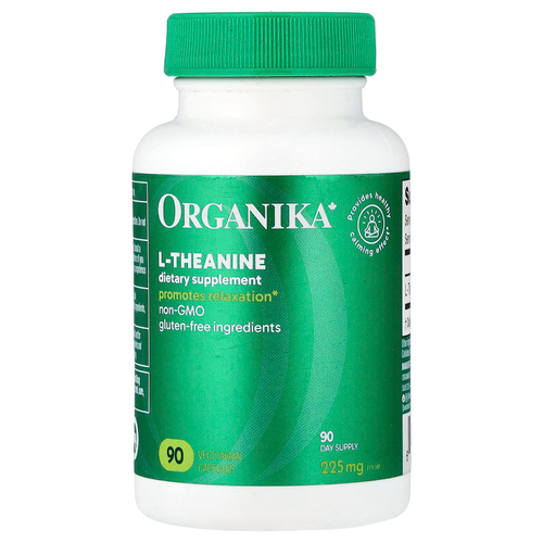 Organika, L-Theanine, 225 mg, 90 Vegetarian Capsules