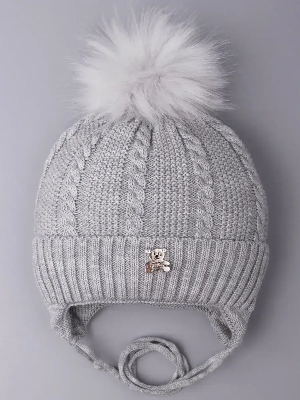 Шапка вязаная демисезонная для детей