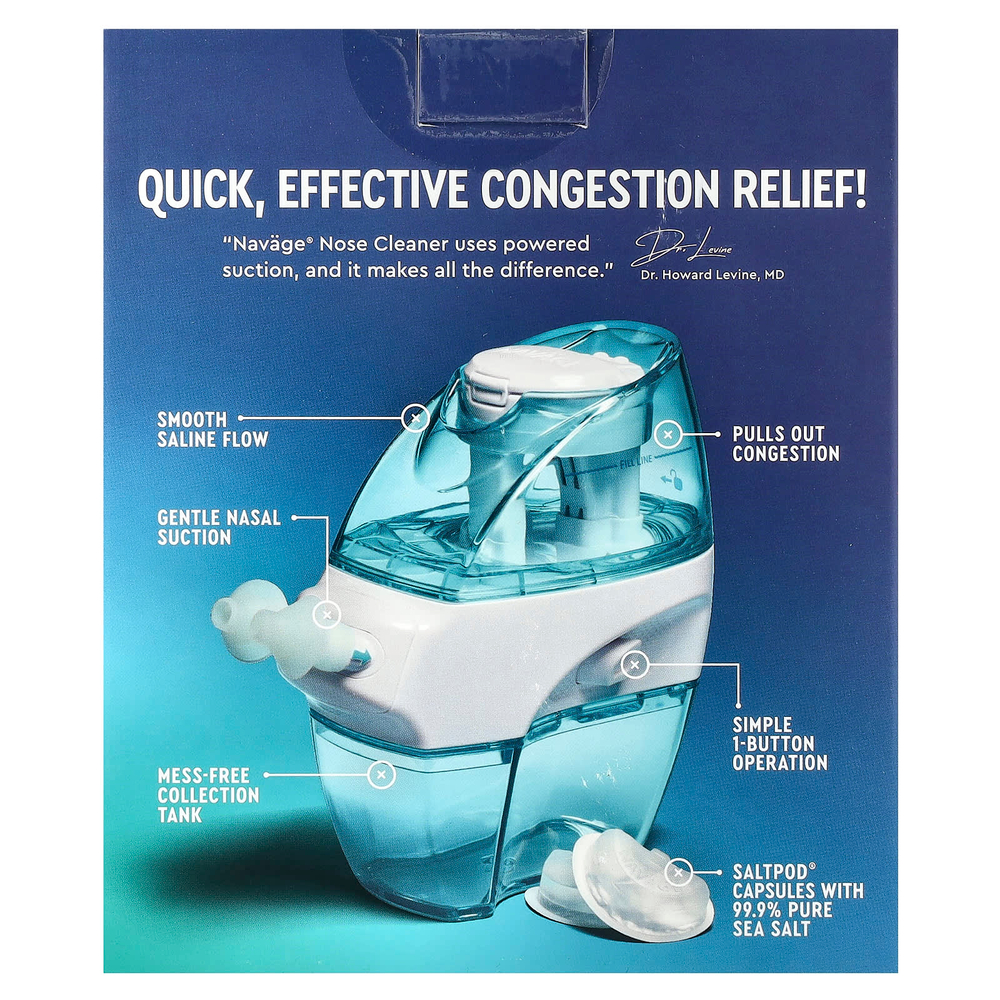 Navage, Nasal Care, стартовый набор для чистки носа, 1 набор