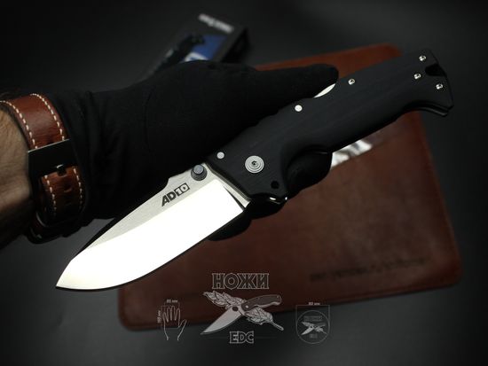 Складной нож Cold Steel 28DD AD-10 c клинком из стали CPM-S35VN, рукоять G10