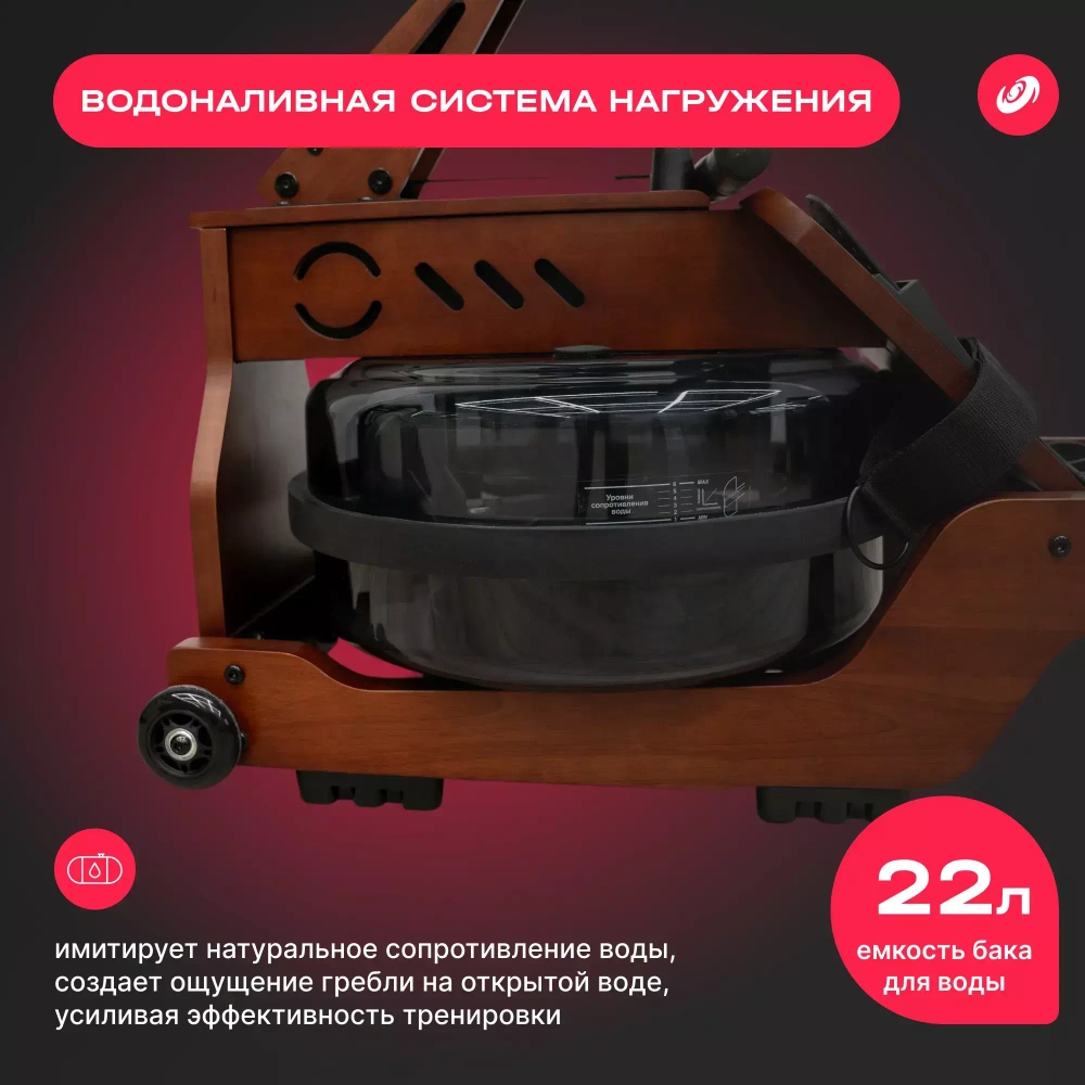 Гребной тренажер домашний SVENSSON BODY LABS WAVERUN