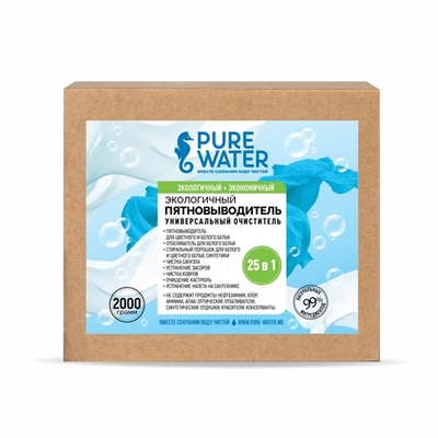 Пятновыводитель Универсальный очиститель Pure Water 2 кг