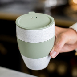 Термокружка aroma to go, organic, 400 мл, серая