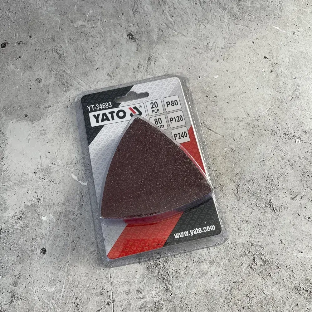 Бумага шлифовальная для реноватора 20 штук (дерево, металл, керамика), P80, P120, P240