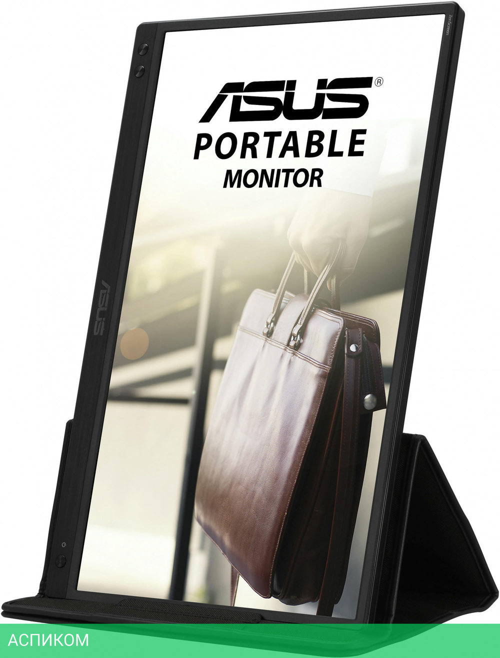 Монитор Asus MB166C черный (90LM07D3-B01170)