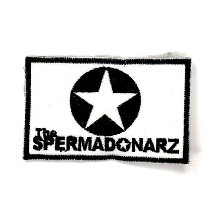 Нашивка The Spermadonars белая