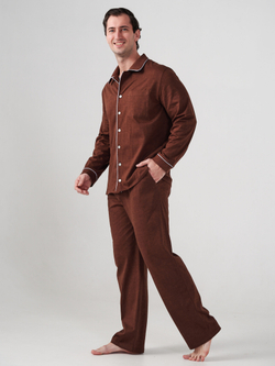 Пижама мужская "Лен" (классическая)