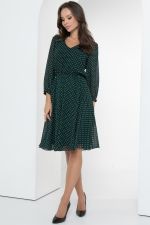 Платье Сицилия (шифон, грин) Diolche (Акция)