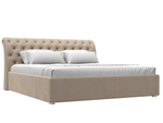 Кровать интерьерная Сицилия 180, Бежевый, Велюр, 120876