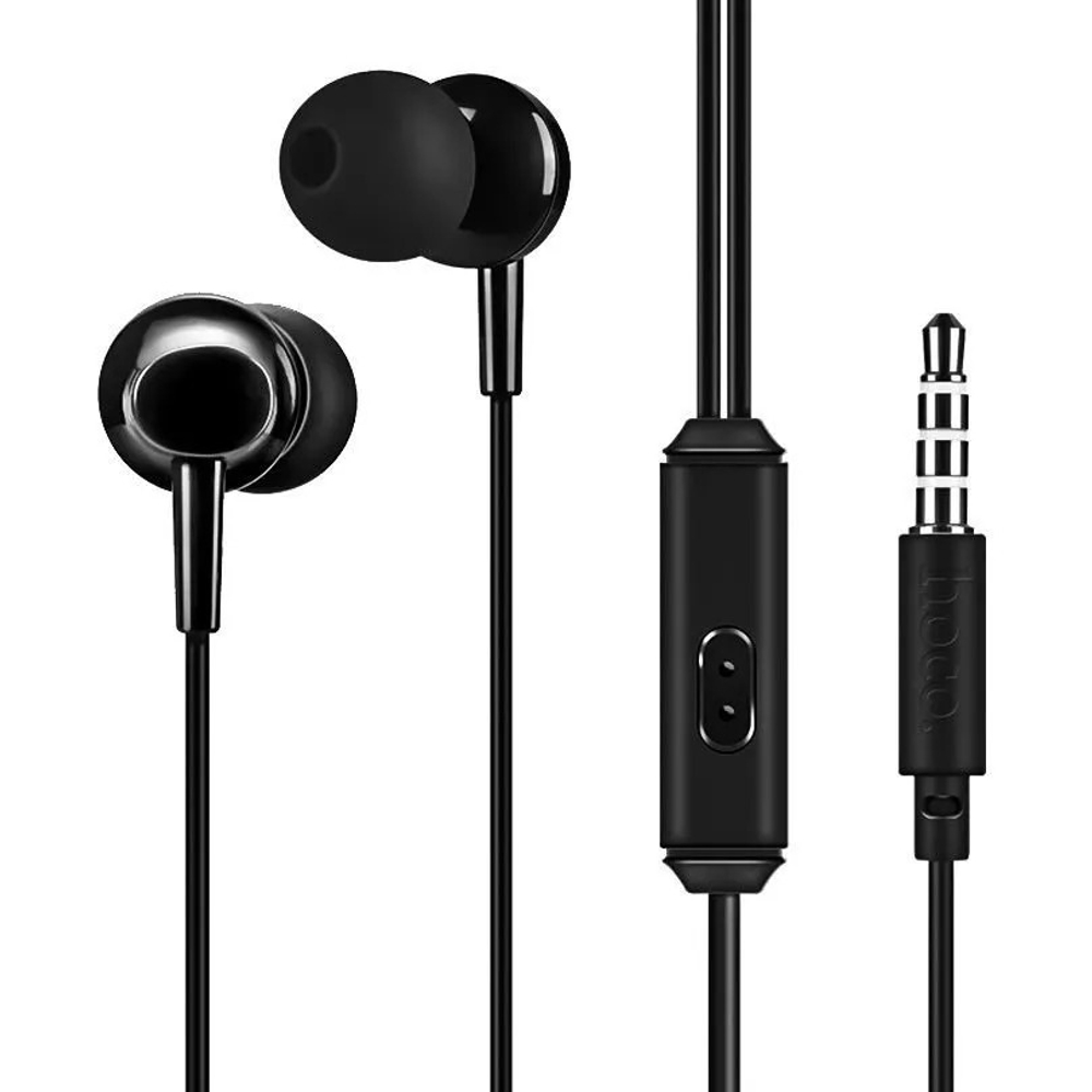 Гарнитура "3,5 мм" Jack Hoco M14 (вакуумные) Черный