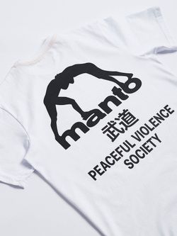 Футболка MANTO SOCIETY белая