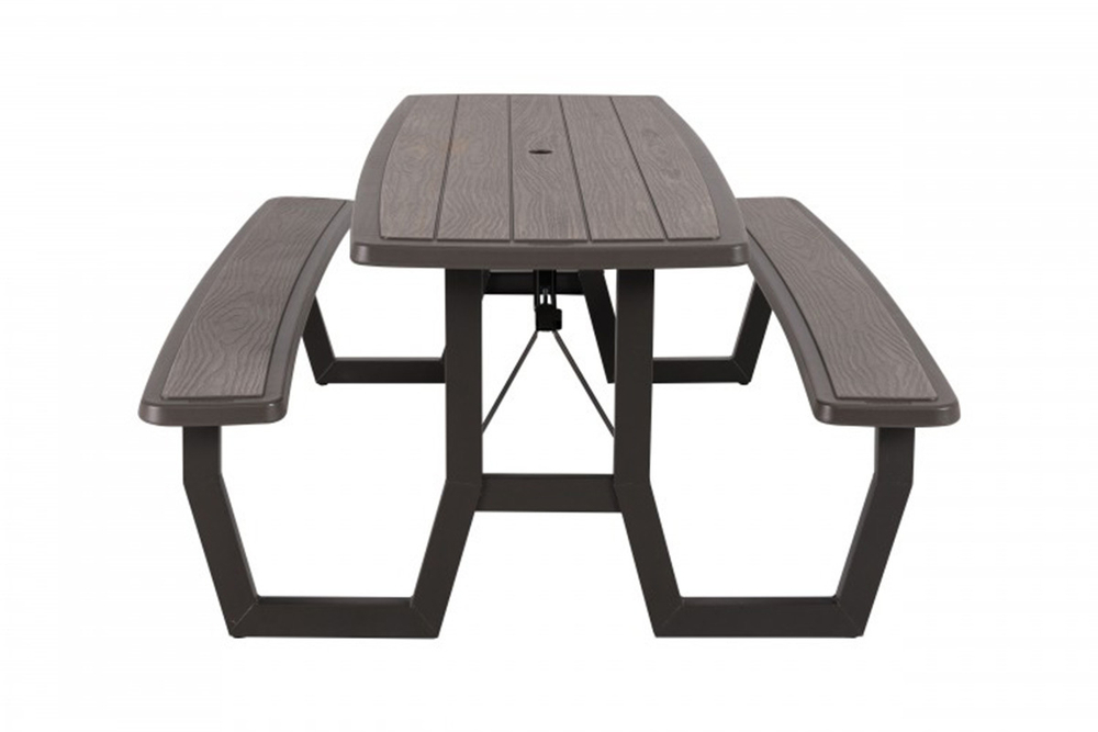 Стол складной с лавочками Lifetime для пикника